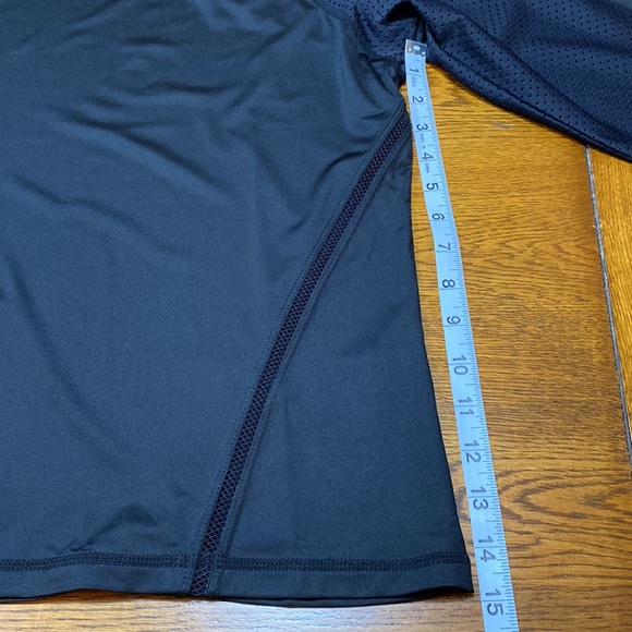 TAIL Golf Top Long Sleeve Round Neck Perforated and Cut Out Design Black XL - Picture 8 of 12